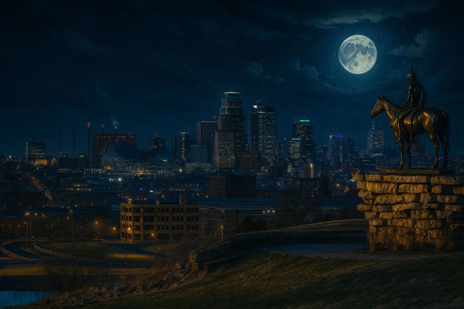 A historic part of Kansas City where you can join Ghost City Tours on a Ghost Tour