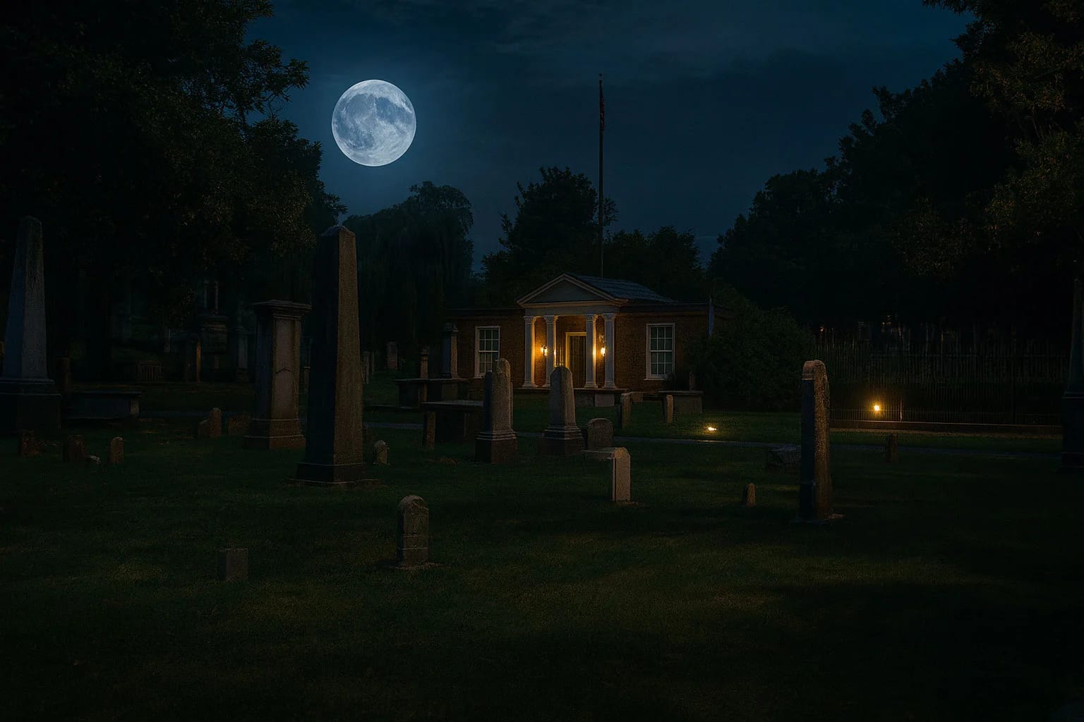 El Cementerio de la Ciudad de Nashville Embrujado