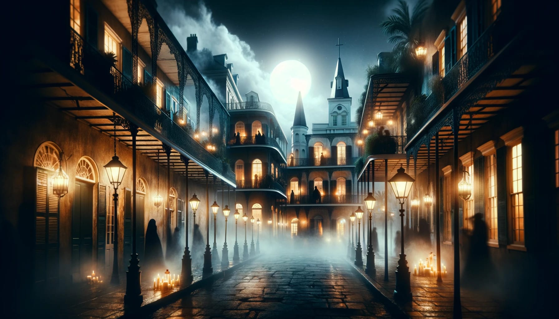 New Orleans cityscape at twilight - backdrop for Ghost City Tours