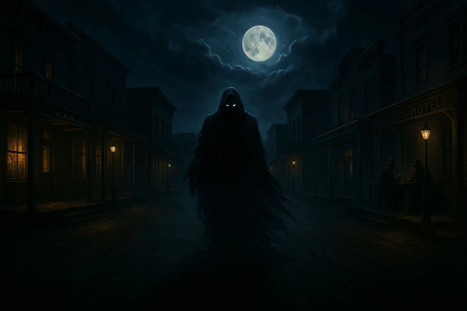 The Wicked West Ghost Tour - adults exploring haunted Wild West locations in Phoenix at night