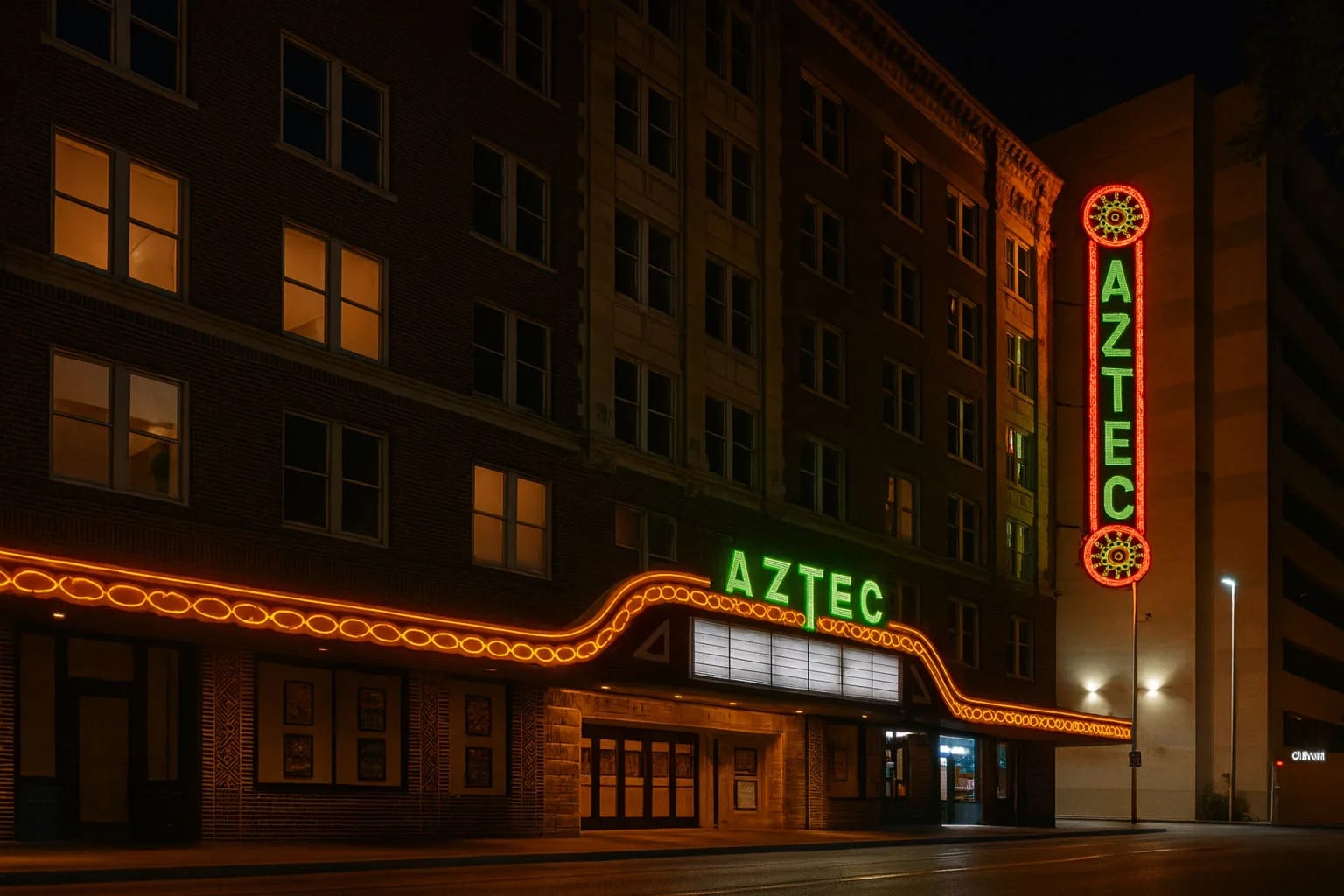 The Haunted Aztec Theatre