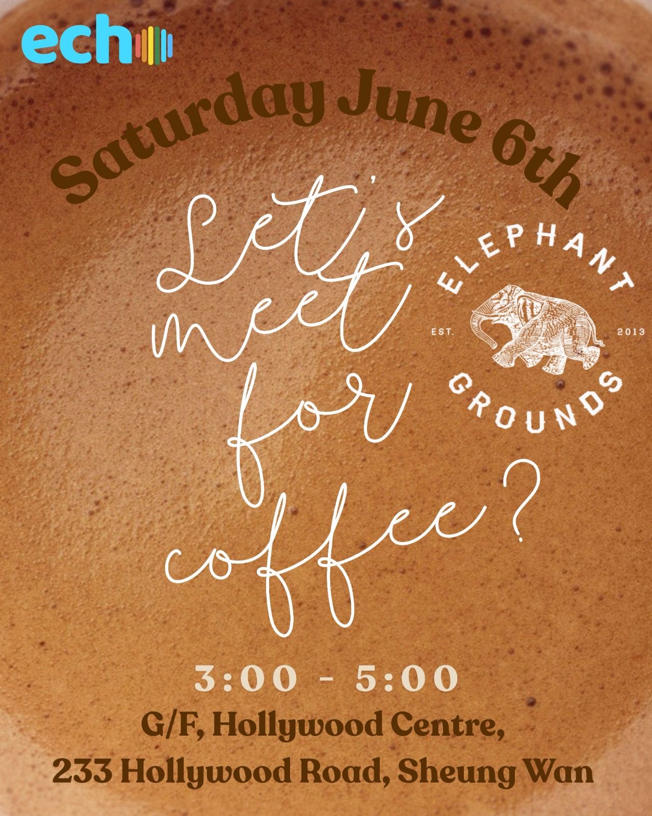 Let's meet for coffee?