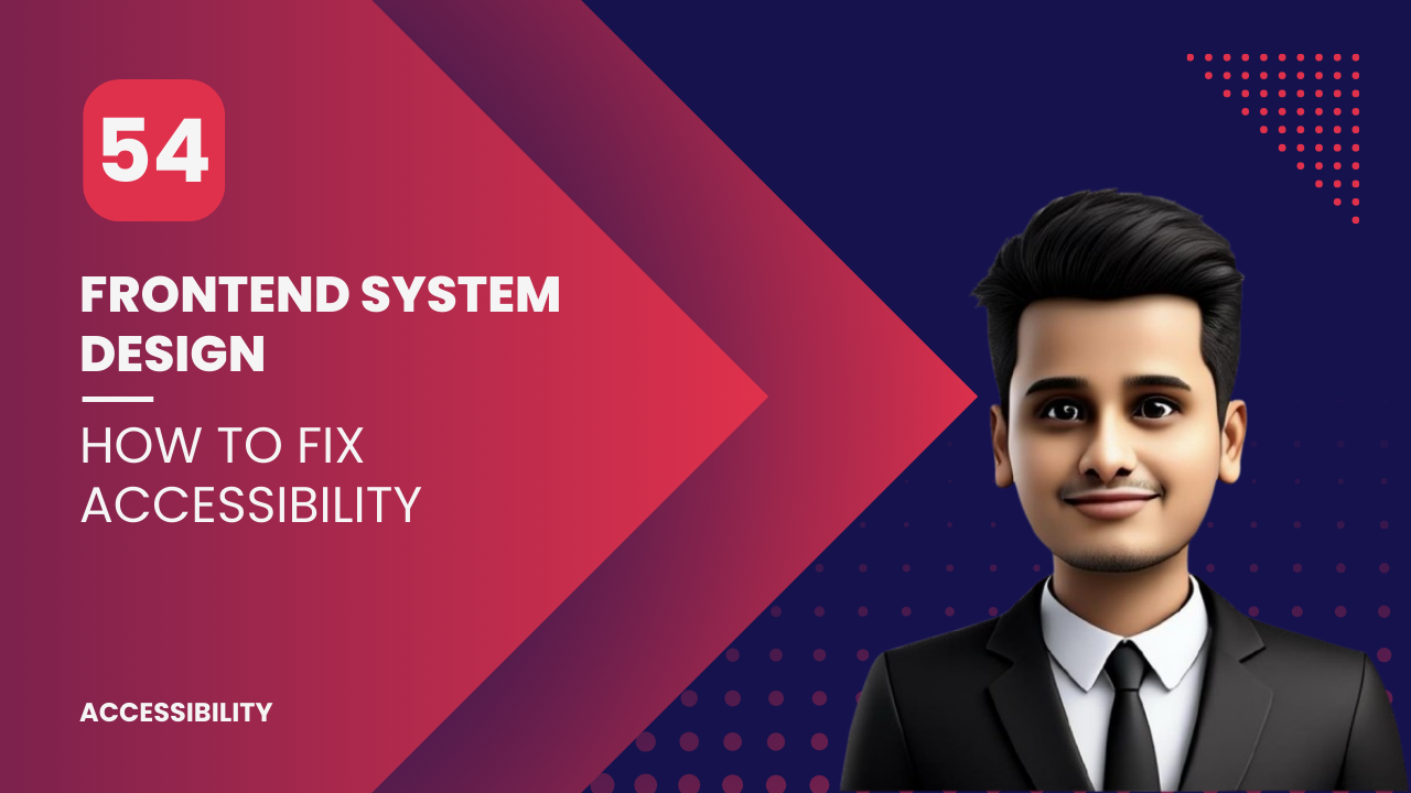How to fix accessibility illustration