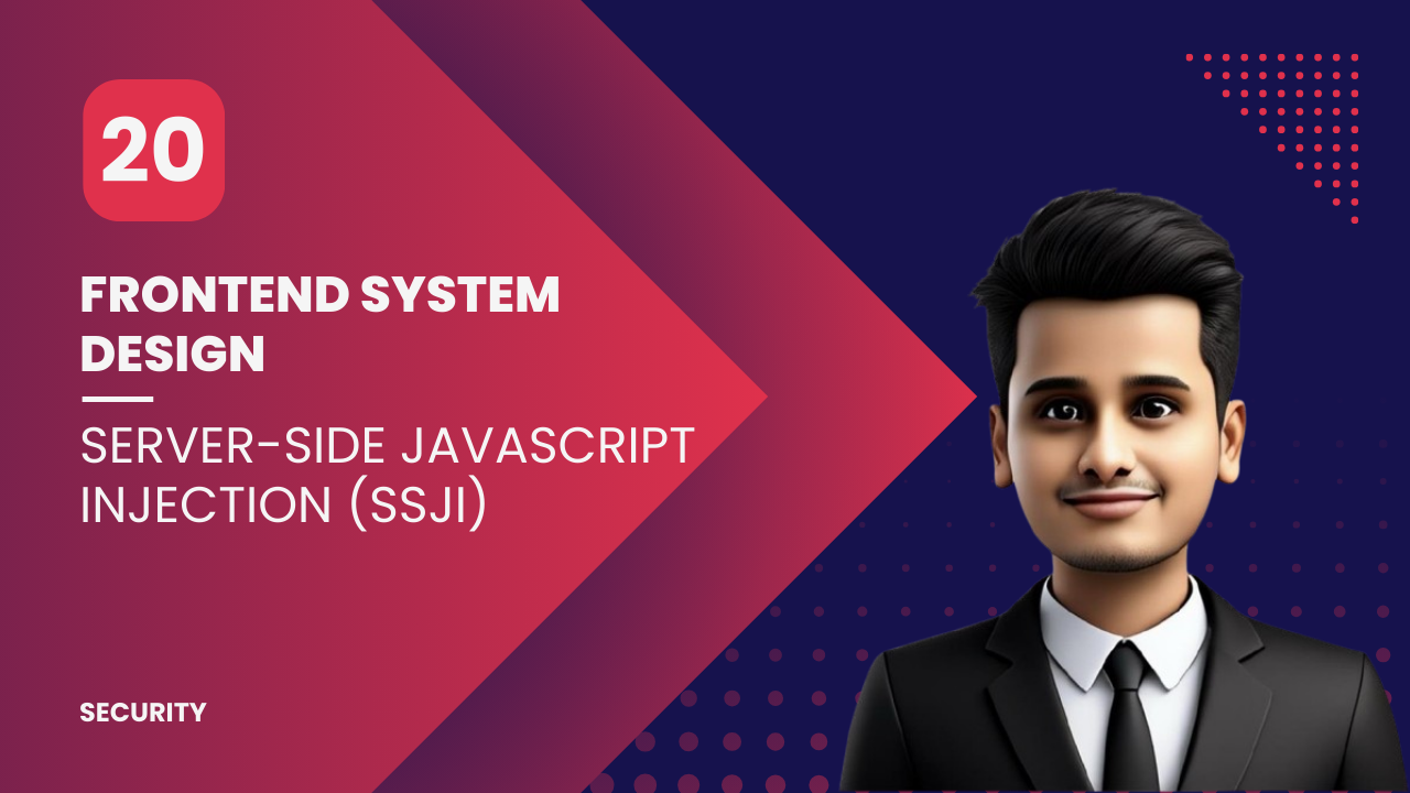 Server-side JavaScript Injection (SSJI) illustration