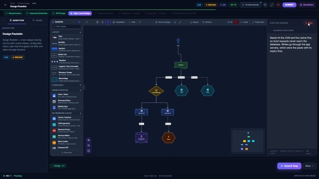 A full AI system design mock interview - setup to feedback