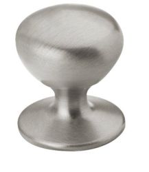 Cabinet Door Brushed Nickel Oxford Knob. (code125)