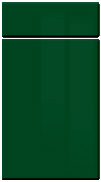 High Gloss Gloss Heritage Green bedroom door finish