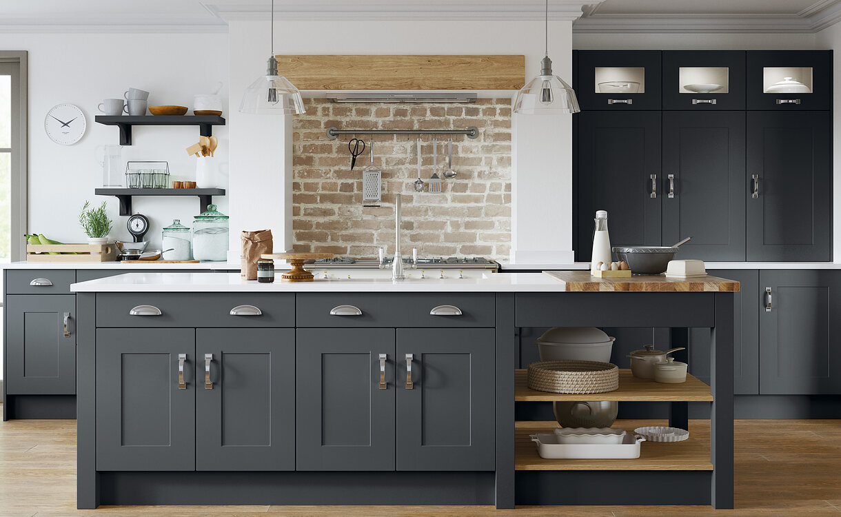 Graphite kitchen picture