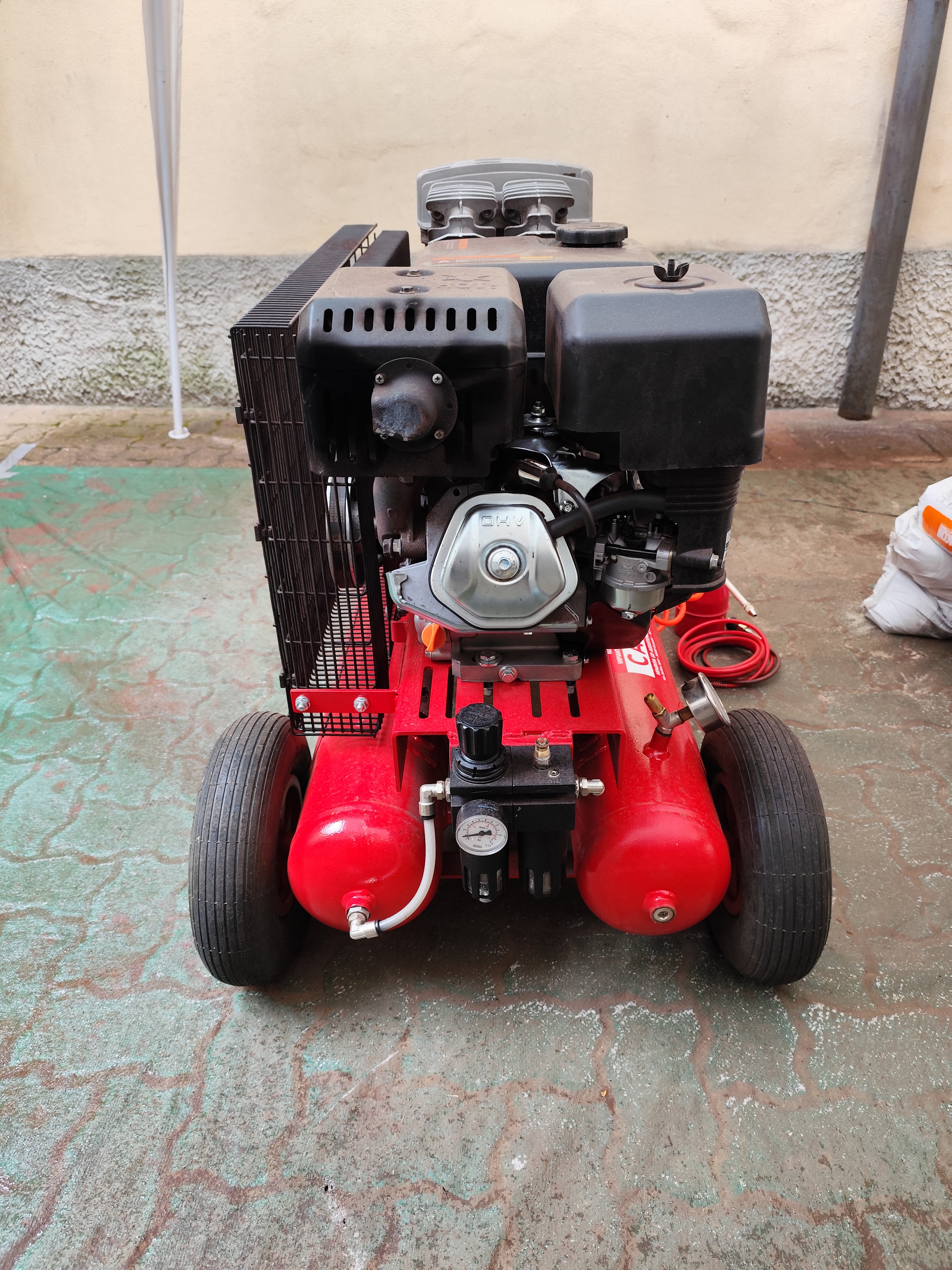 Moto compressore GS38/Twin 14 HP, 11 BAR, 1000 l/min. 