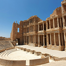 Sabratha: Historic Roman Theater and Archaeological Treasures