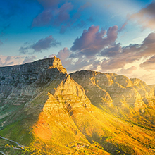 Table Mountain: Iconic natural wonder overlooking Cape Town.