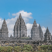 Prambanan Temple - Renowned Hindu temple complex with intricate carvings.