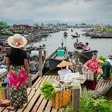 Inle Lake's Scenic Beauty and Floating Gardens