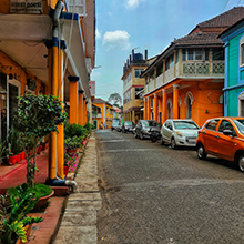 Fontainhas: Goa's Enchanting Portuguese Quarter with Colorful Homes