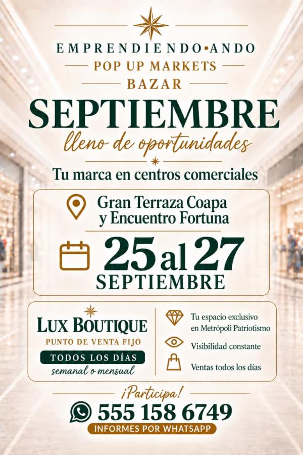 Emprendiendo Ando Pop Up Markets