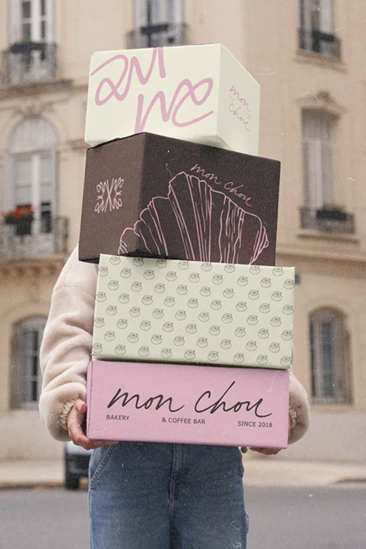 Mon Chou Café Bakery Packaging