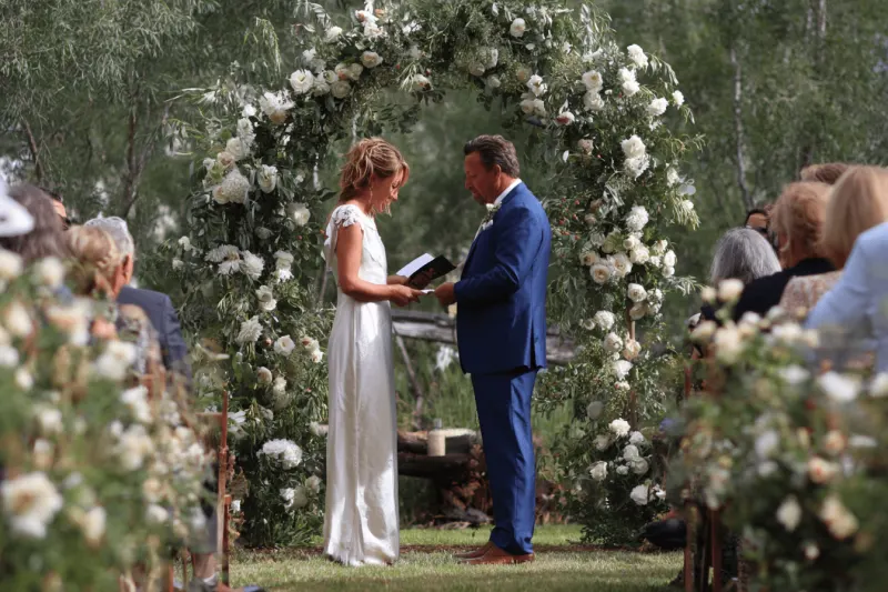 Trouwambtenaar aan het woord