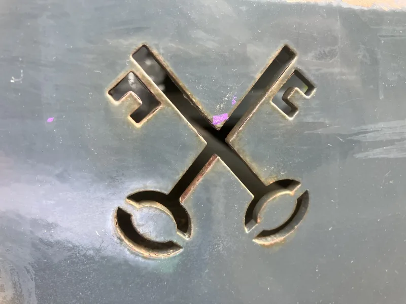 Urban sketch van een gracht