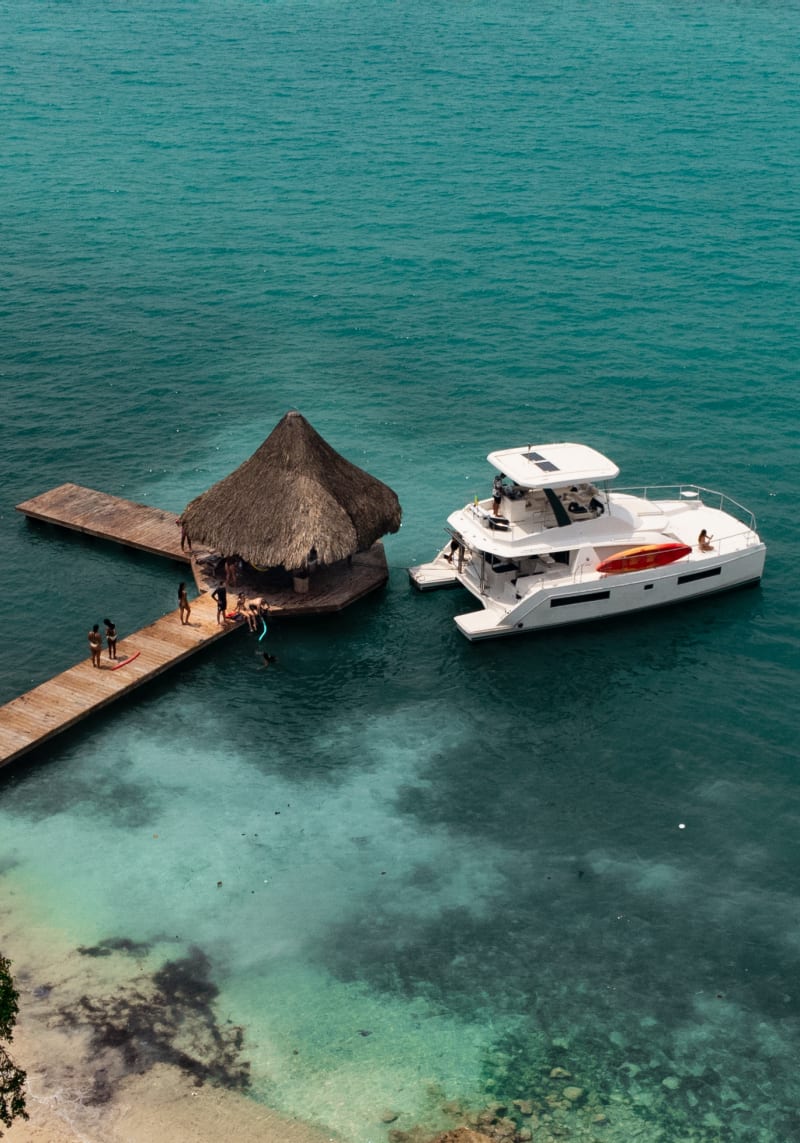 Catamarán Leopard 43 · 2 en Cartagena, hasta 25 personas, sale del Club Náutico