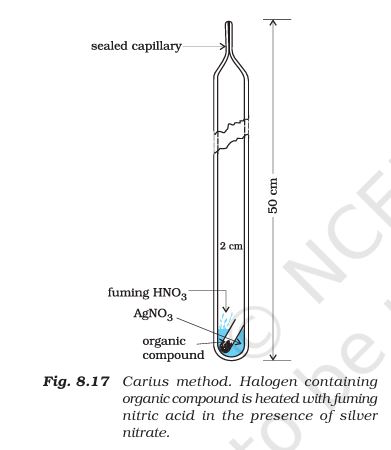 Carius tube apparatus for estimating halogens.
