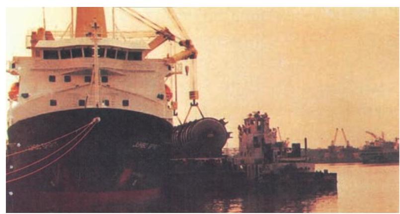 Handling oversize cargo at Tuticorin port