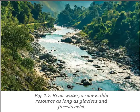 Flowing river