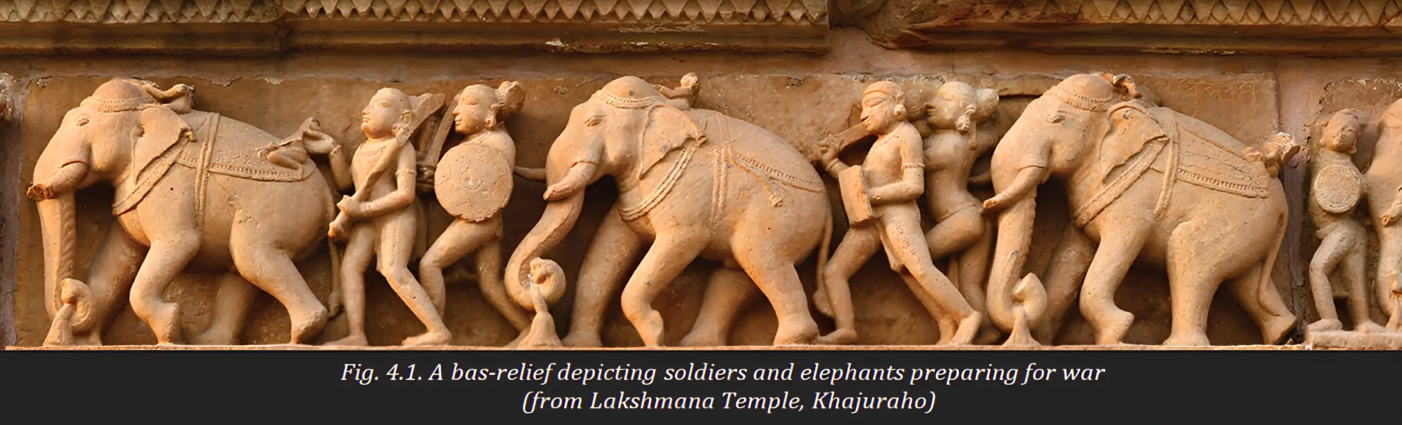 Bas-relief from Lakshmana Temple Bas-relief carving from Lakshmana Temple
