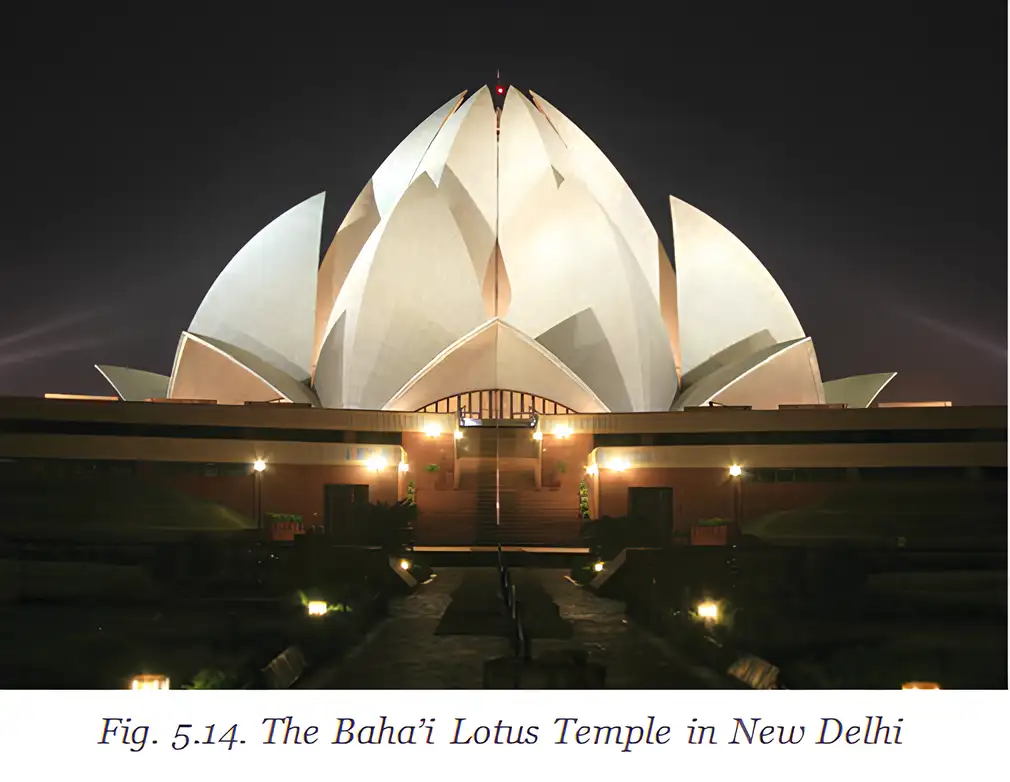Baha'i Lotus Temple in New Delhi