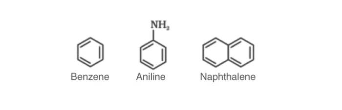 Examples of Aromatic compounds