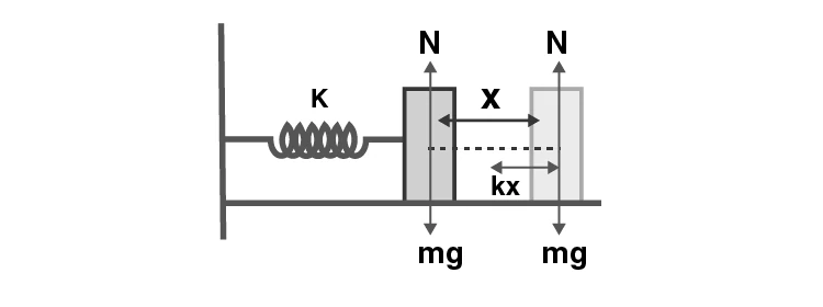 Spring mass system oscillation