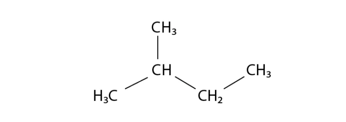 Branched carbon compound structure