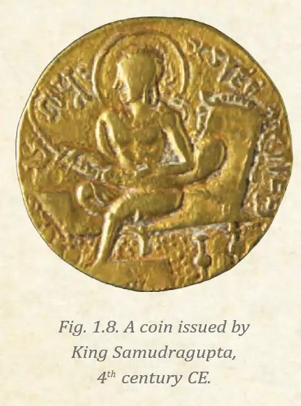 Gold coin of King Samudragupta