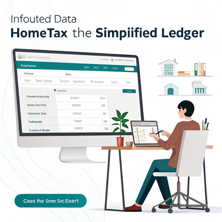 홈택스 간편장부 입력 방법