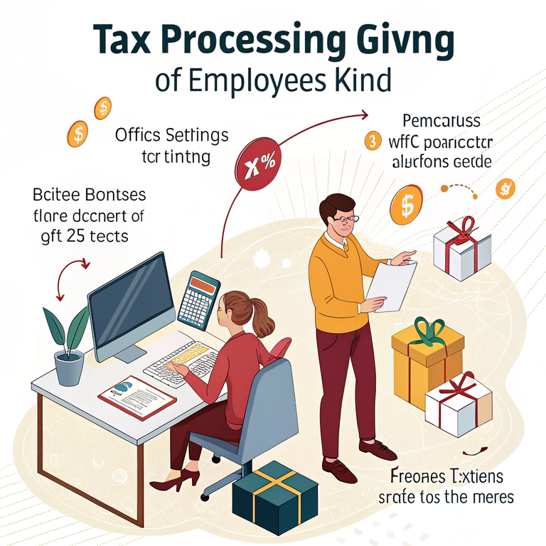 직원에게 현물로 지급한 보너스의 세무 처리