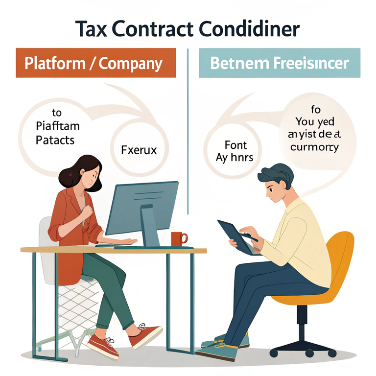플랫폼 기업과 프리랜서의 세금 계약 조건