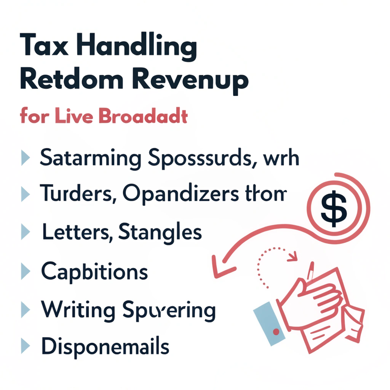 라이브 방송 중 협찬 수익 세무 처리법