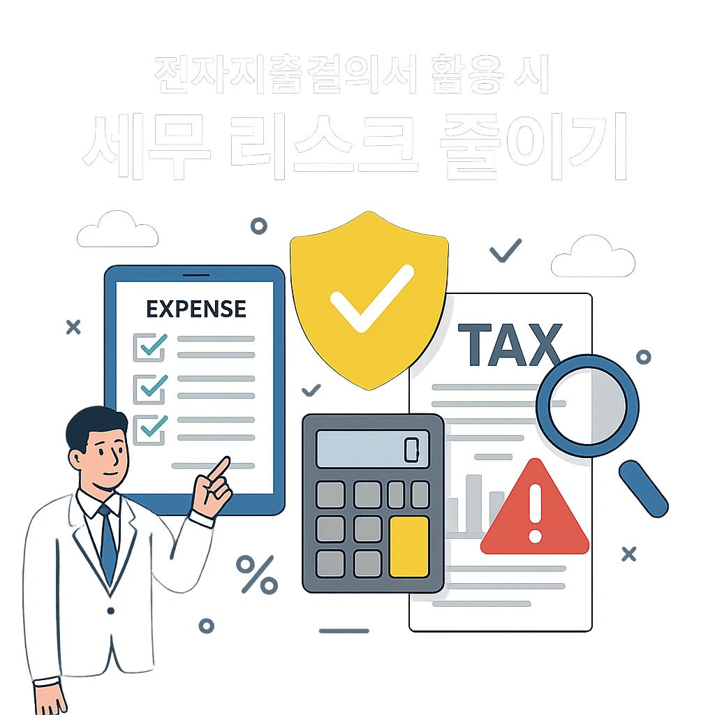 전자지출결의서 활용 시 세무 리스크 줄이기