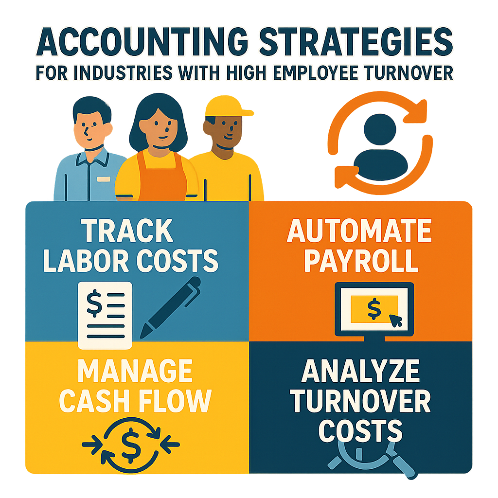직원이 자주 바뀌는 업종에 적합한 회계 전략