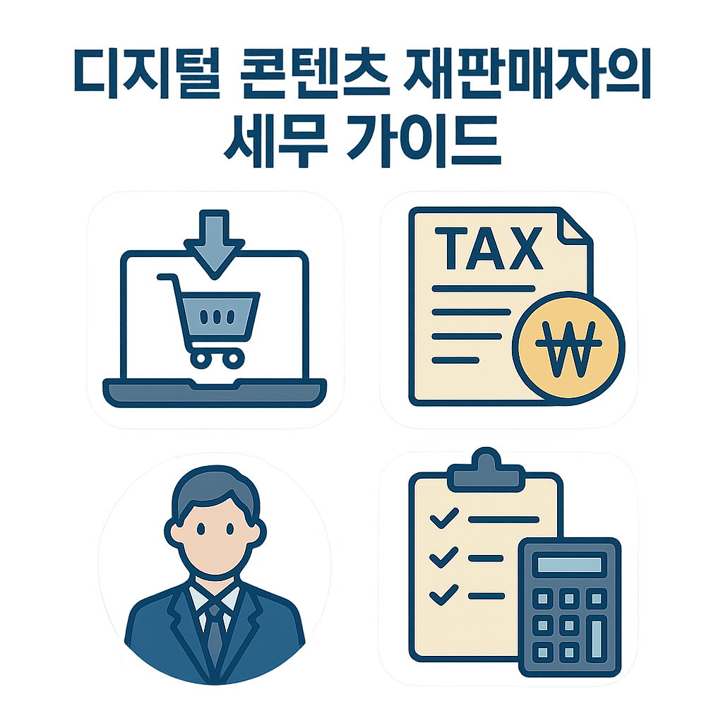 디지털 콘텐츠 재판매자의 세무 가이드