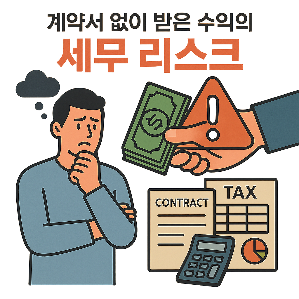 계약서 없이 받은 수익의 세무 리스크