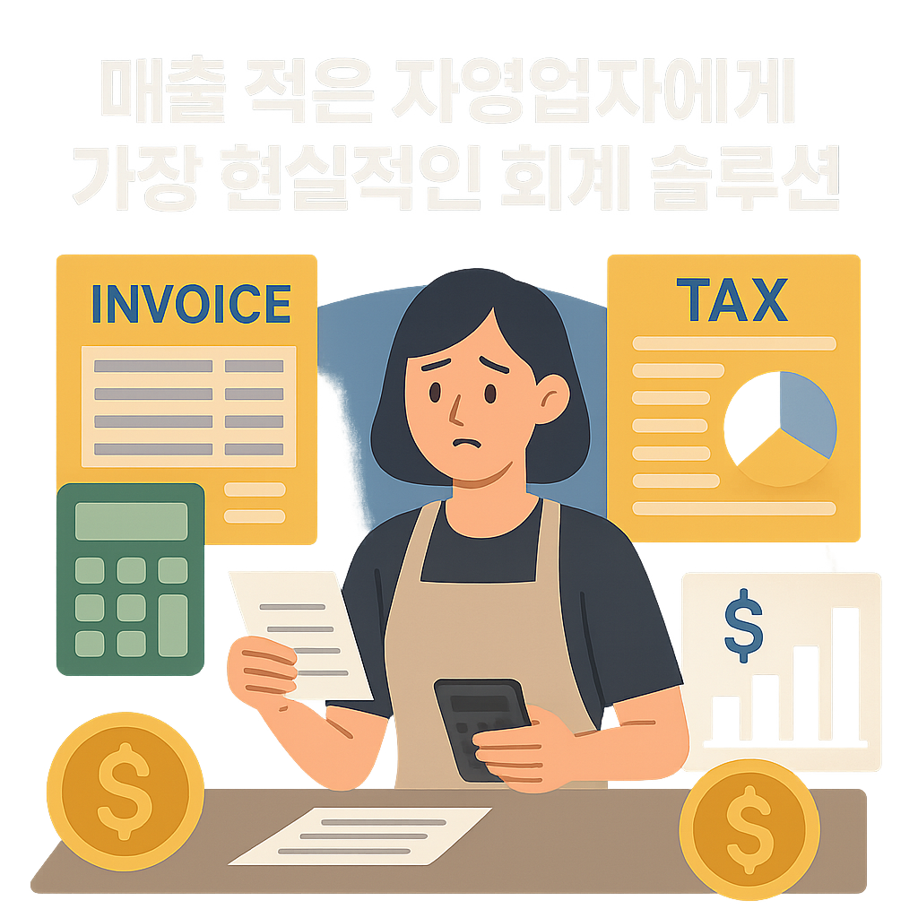 매출 적은 자영업자에게 가장 현실적인 회계 솔루션