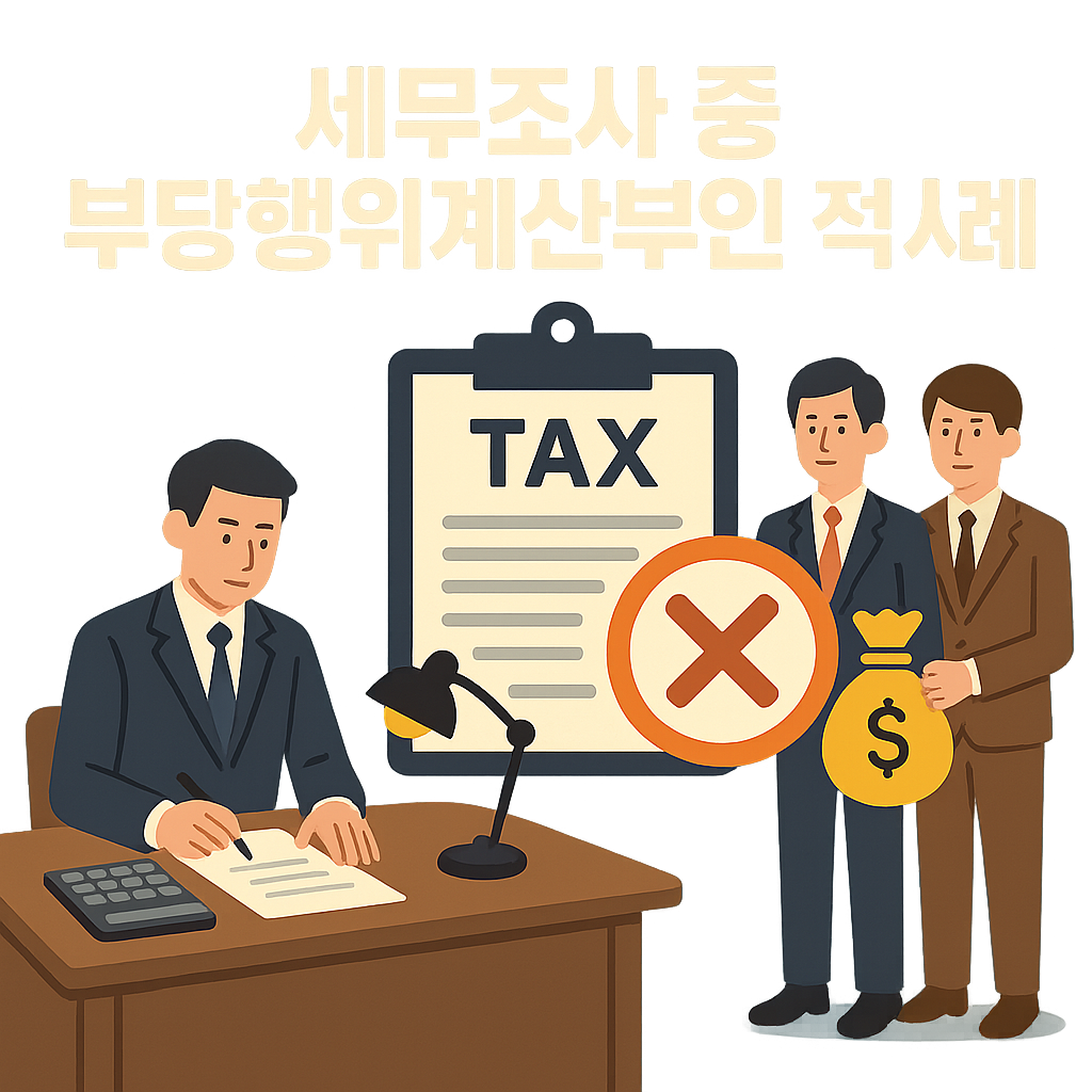 세무조사 중 부당행위계산부인 적용 사례