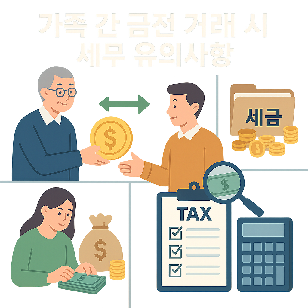 가족 간 금전 거래 시 세무 유의사항