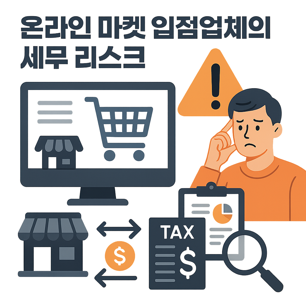 온라인 마켓 입점업체의 세무 리스크