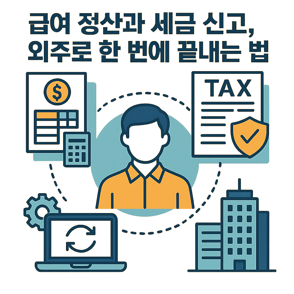급여 정산과 세금 신고, 외주로 한 번에 끝내는 법