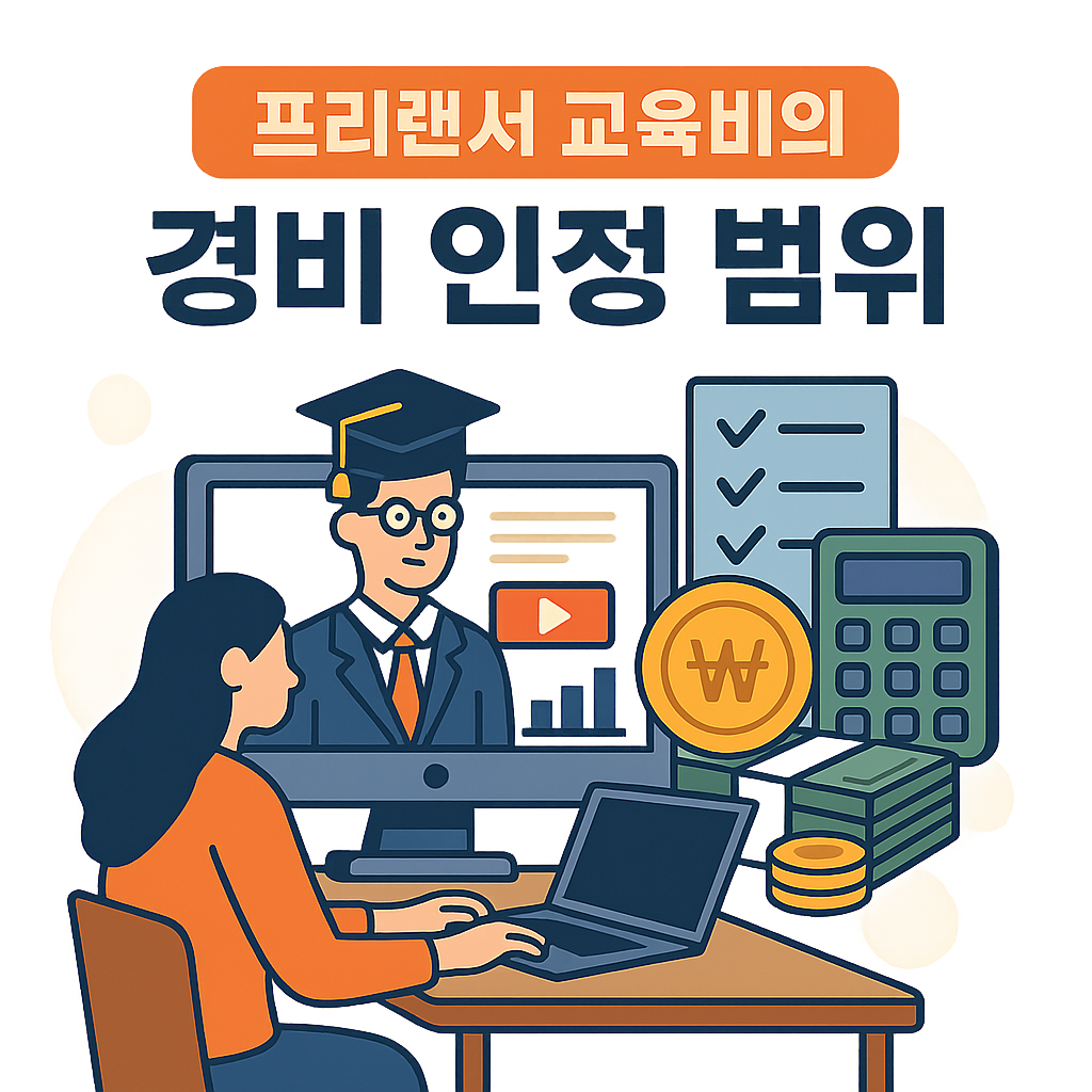프리랜서 교육비의 경비 인정 범위