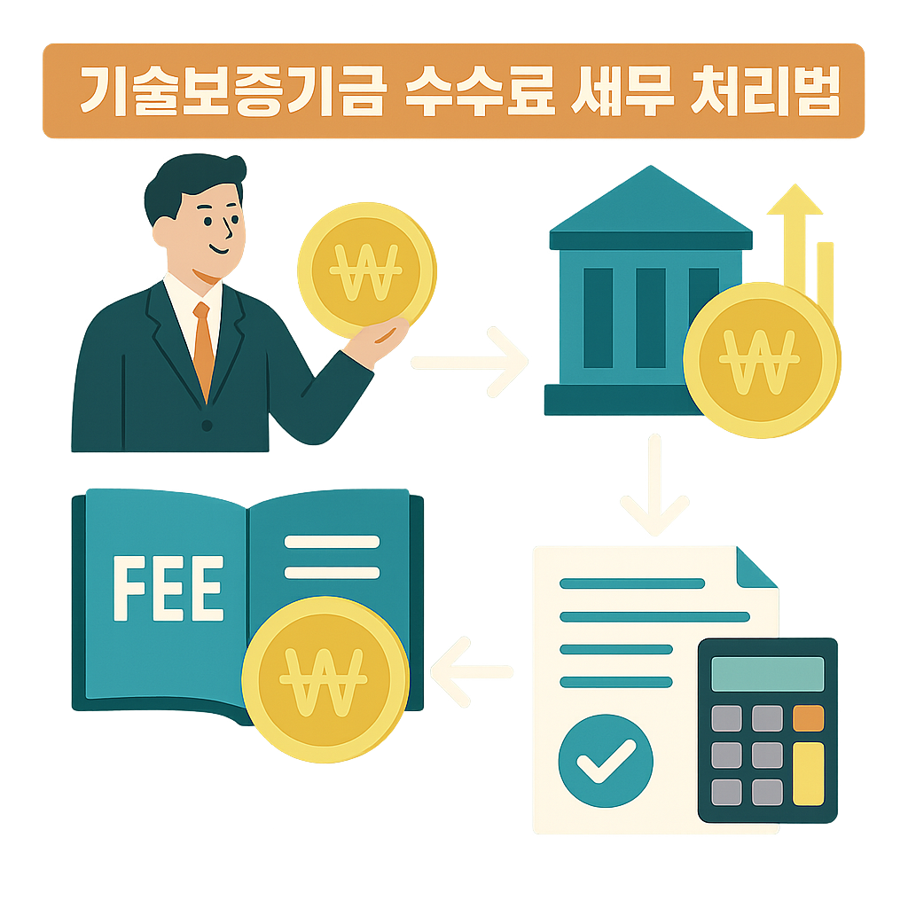 기술보증기금 수수료 세무 처리법