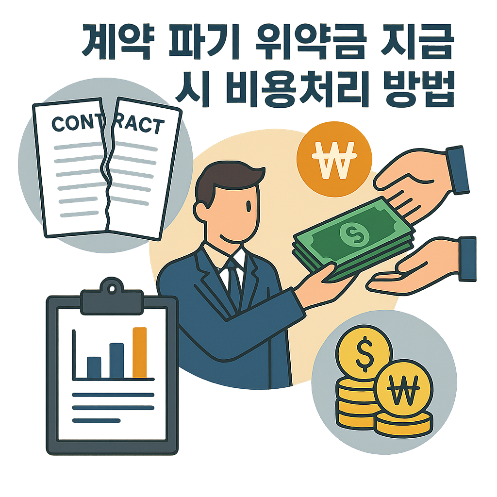 계약 파기 위약금 지급 시 비용처리 방법