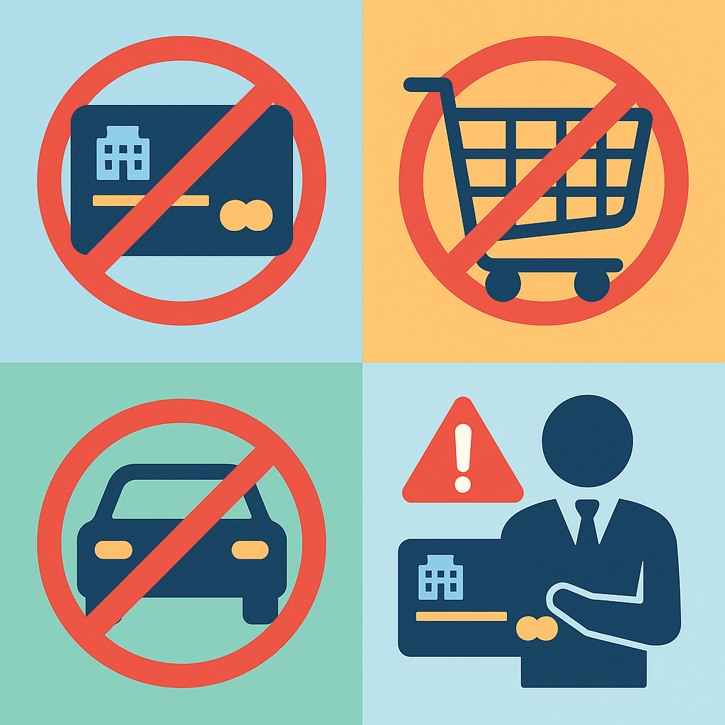 사업자카드 사용 시 주의사항 모음