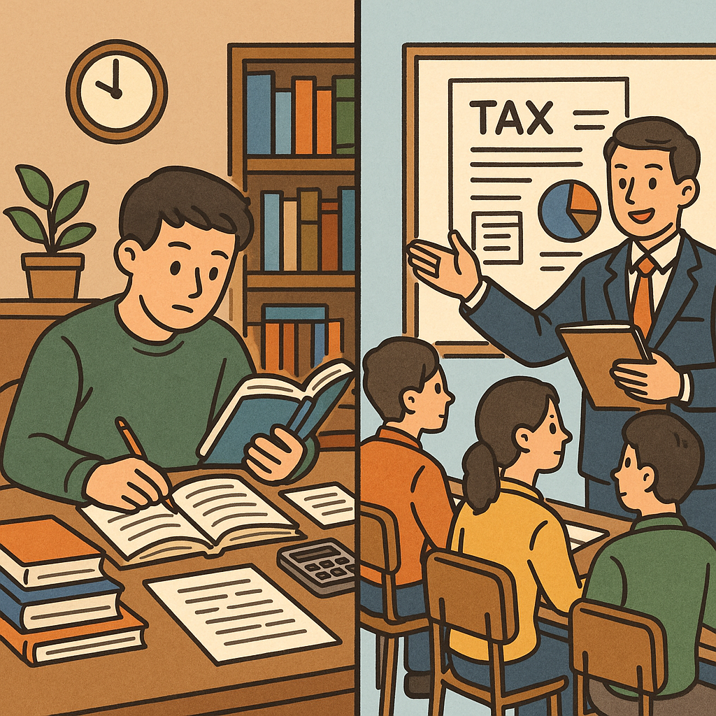 안양 세무조사전문 세무사 준비를 위한 독학 vs 학원 비교